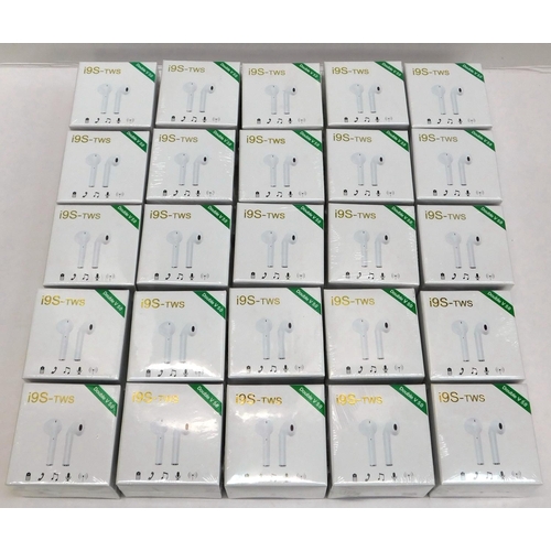 548 - 25 Packs of i9S TWS ear pods