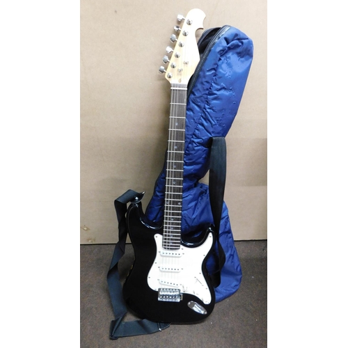 39A - Electric guitar with carrying case