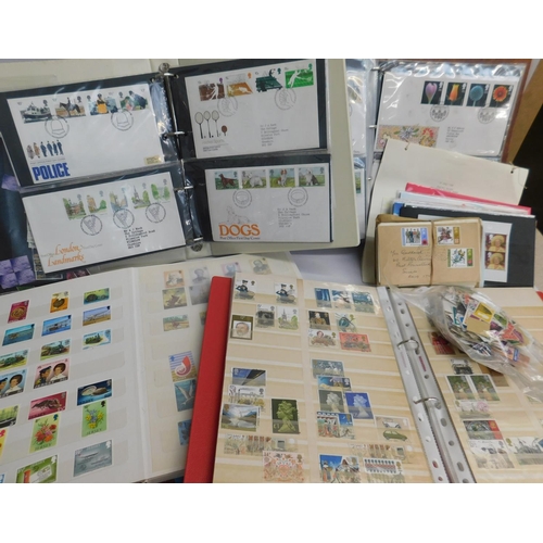 6 - Box of mixed stamps and first day covers