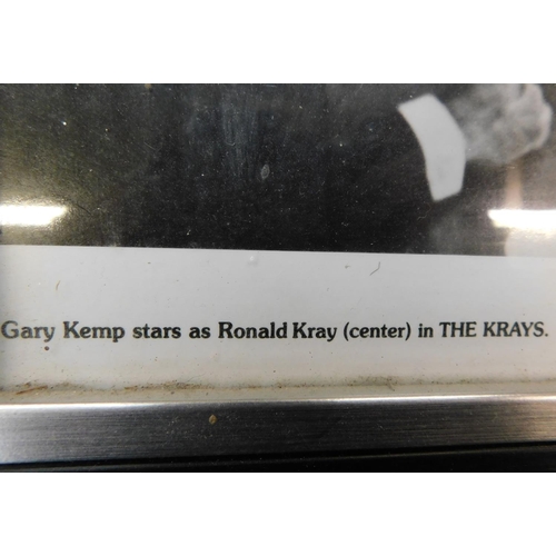 64 - Photo of Gary Kemp in The Krays - signed by Gary (no C.O.A) 1990 , photo by Richard Blanshard