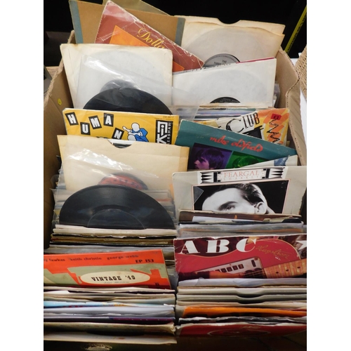 74 - Box of over 400x singles