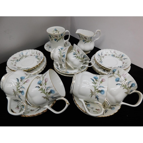 81 - Royal Albert Brigadoon tea set