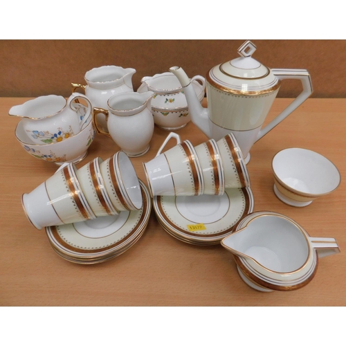 94a - Noritake coffee set & other part tea set