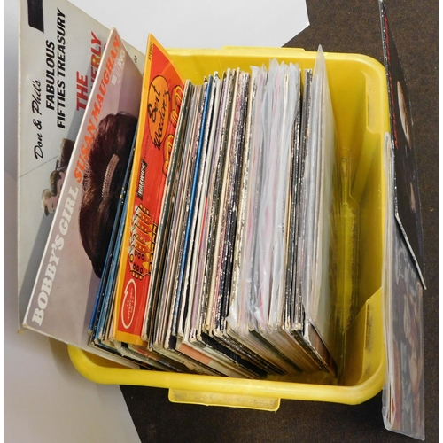 24 - Mixed lot of approx. 100x albums