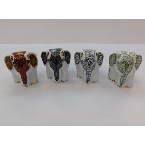 117 - Noritake elephant salt and pepper shakers - 2x sets