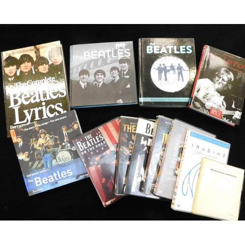 73 - Collection of Beatles incl. DVD's, books and CD