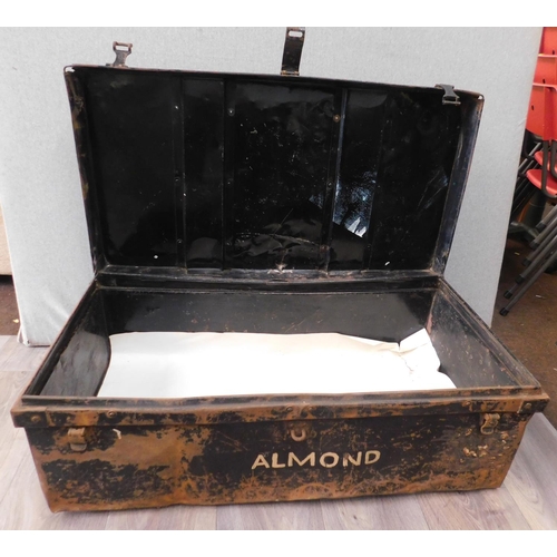 778 - Vintage metal trunk