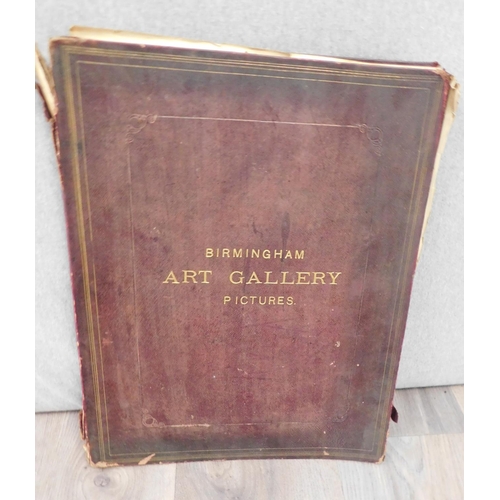 87 - Vintage Birmingham art gallery album of selected pictures