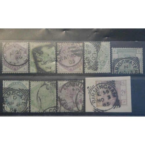 137 - Antique Victorian Era stamps – including 1884-86 dated Lilac & Green examples