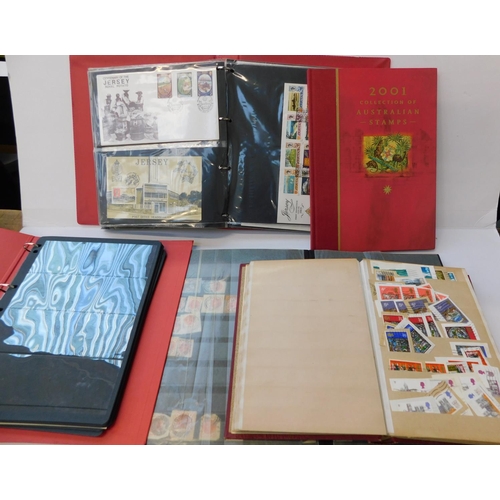 159 - Mixed stamp collection – including 4 albums of various content