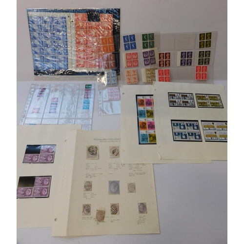 161 - Collection of mixed stamps – including mint GB, Victorian & George VI examples