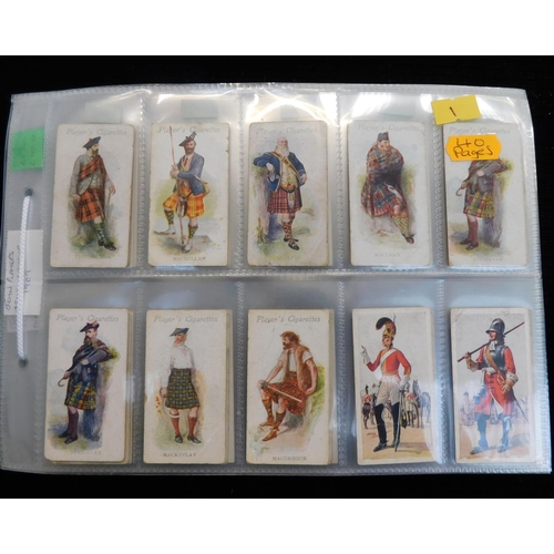 163 - 40x Pages of mixed cigarette cards