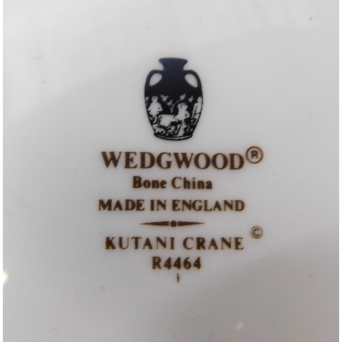 234 - 2 Wedgwood Kutani Crane bowls and a ginger jar - no damage