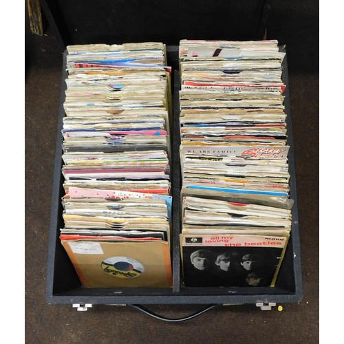 24A - Large box of singles inc T Rex, the Who, The Kinks, Beatles etc