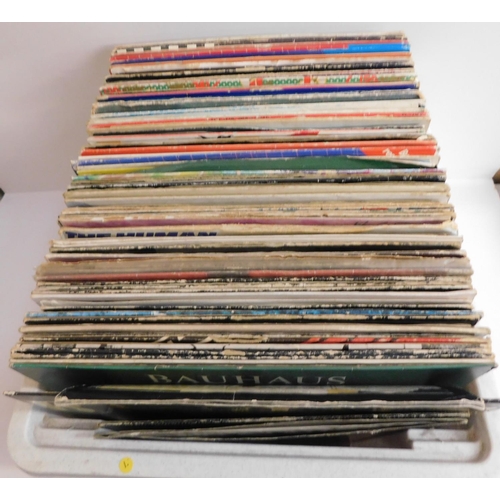 25a - Large box of LP's inc Bauhaus, Kraftwork, New Order etc