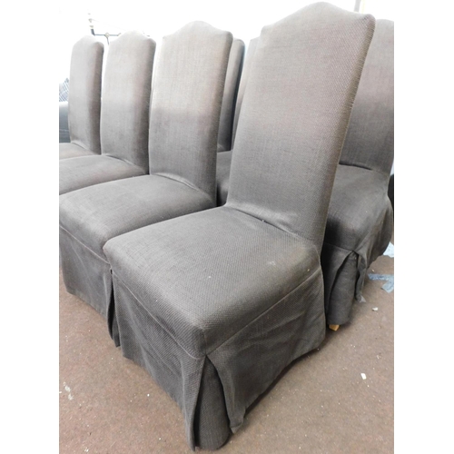 640 - 8x Multi York dining chairs