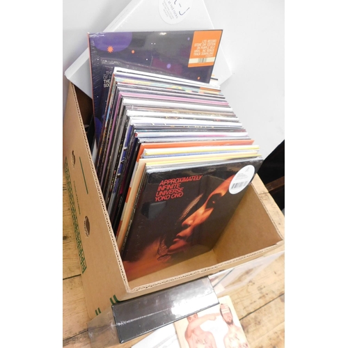 82A - Over 60 brand new sealed LPs inc Yoco Ono , Sex Pistols, Lady Gaga, Madonna, & Soundtracks
