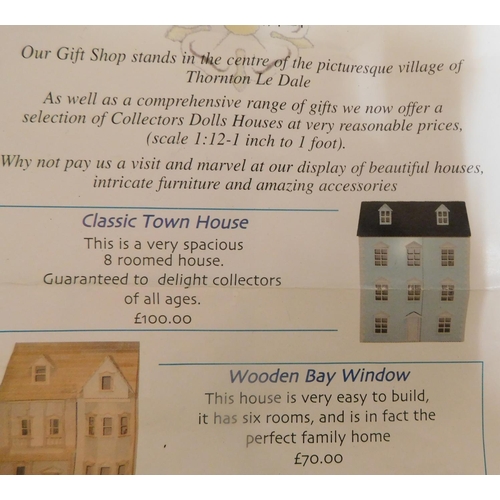 85 - Vintage dolls house and furniture