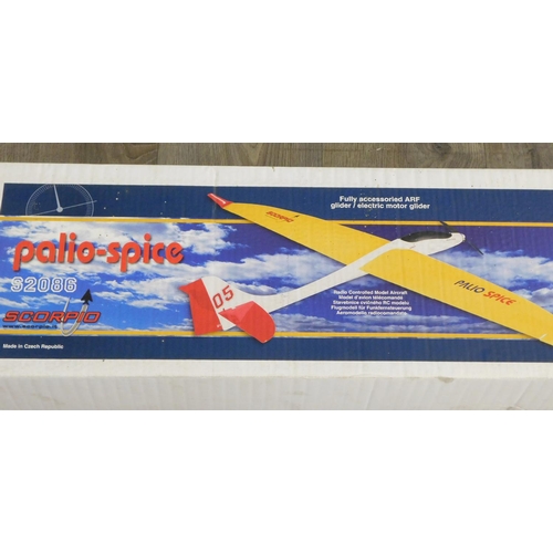 537a - Boxed Palio - spice scorpio electric motor glider