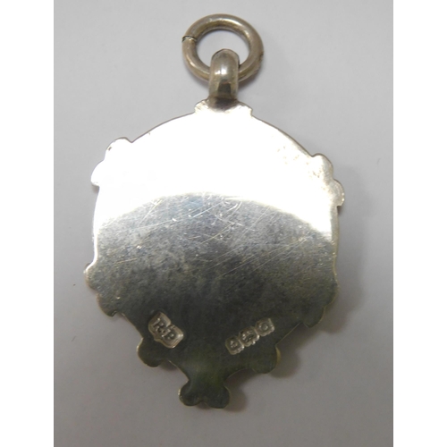 121 - Antique silver and gold fob c.1913
