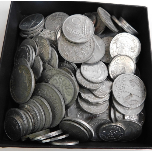 155 - Collection of tokens, aluminium coins
