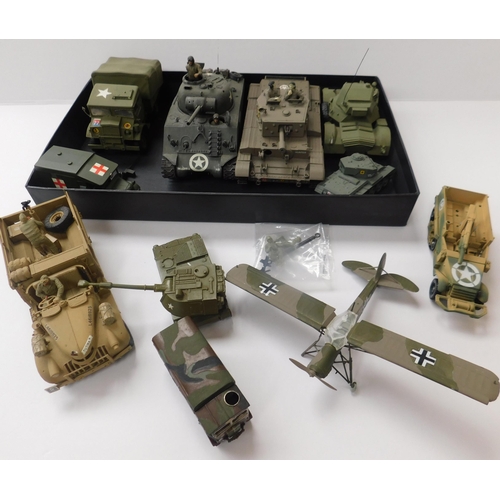 168 - Selection of assembled army models