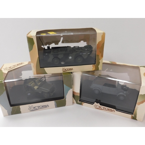 169 - 3x Victoria military boxed vehicles