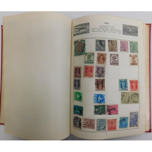 172 - Album of old commemorative and world stamps