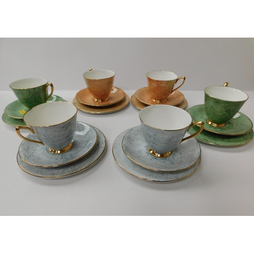 175 - Set of 6x Royal Albert trios