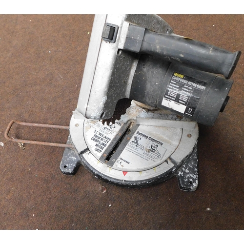 510 - Wickes 1050-W compound mitre saw - unchecked