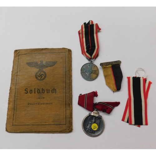 118 - Collection of WWII Nazi items incl. medals