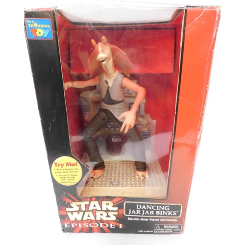 27 - Star Wars dancing 'Jar Jar Binks' sound and voice activating, W/O