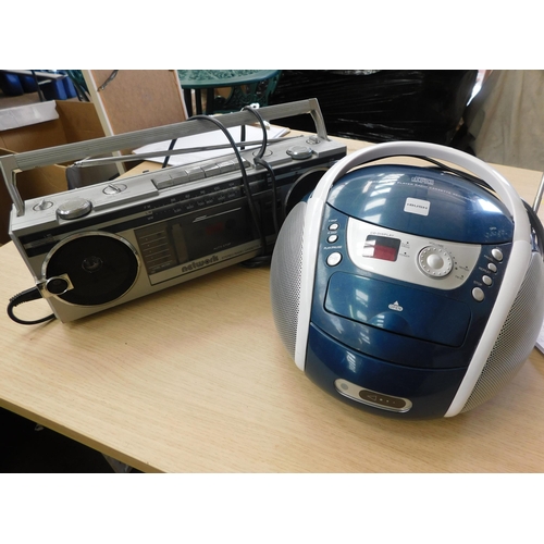 523 - Bush CD player and network cassette and radio player - unchecked