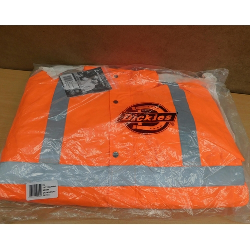 526 - New/ sealed Dickies orange 2x tone parka jacket - size M