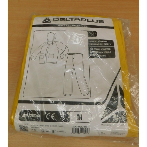528 - Deltaplus new/ sealed rain suit - size M