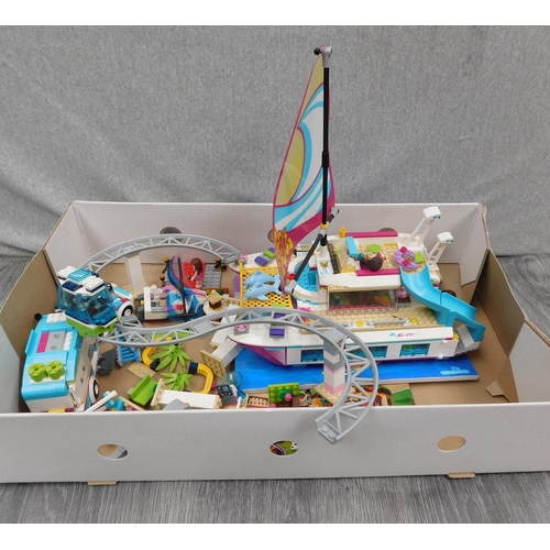 541 - Large box of made up Lego Friends