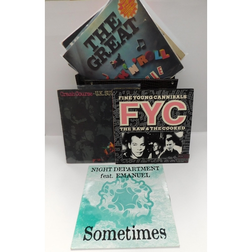62 - Box of punk LP's inc Sex Pistols UK subs coloured vinyl, Elvis Costello, Vice Squad