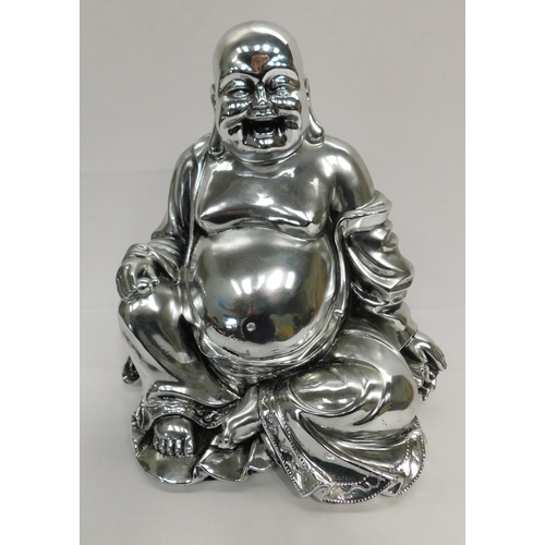 66 - Chinese style, chrome effect Buddha