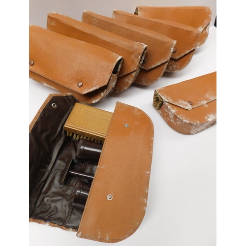 75 - 7x Original vintage bakelite travel sets