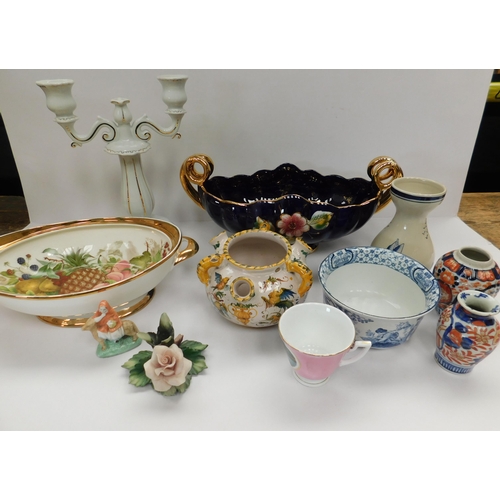 76 - Mixed box of ceramics