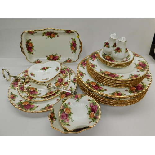 82 - Collection of Royal Albert 'Old Country Rose' incl. 3 tier cake stand