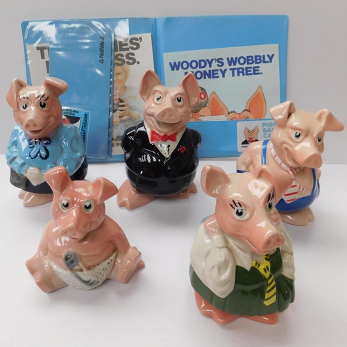 88 - Natwest ceramic piggy banks & related ephemera
