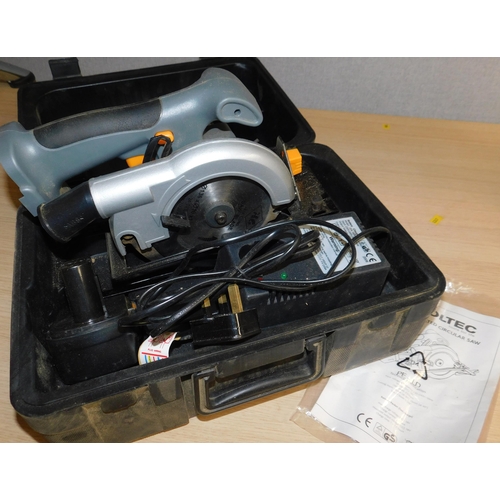 507 - Tooltec cased circular saw in working order...