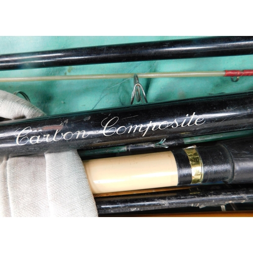585 - Selection of fishing rods