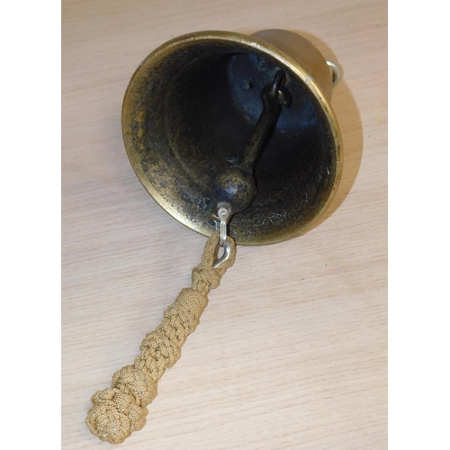 644 - Large brass bell - stamped 1834