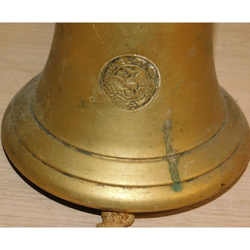 644 - Large brass bell - stamped 1834