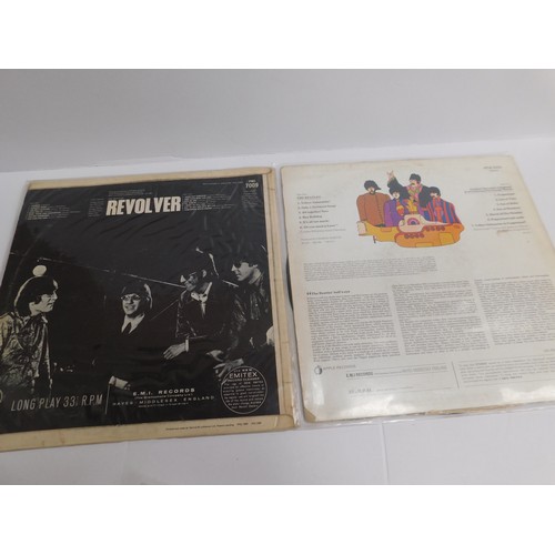 46a - Beatles albums - Yellow Submarine & Revolver