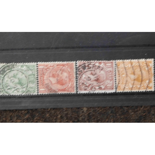 15 - Complete set of - 1924 sideways watermark George V stamps on stock card