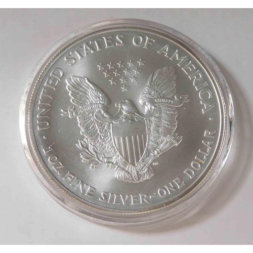 140 - USA 1 Dollar - 1oz fine silver proof coin - 2005