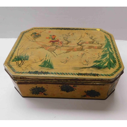 15 - Vintage - Huntley & Palmer biscuit tin